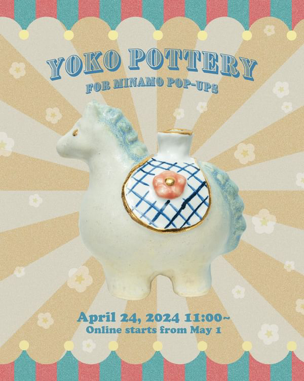 YokoPottery for minamo pop-ups - kumagusuku